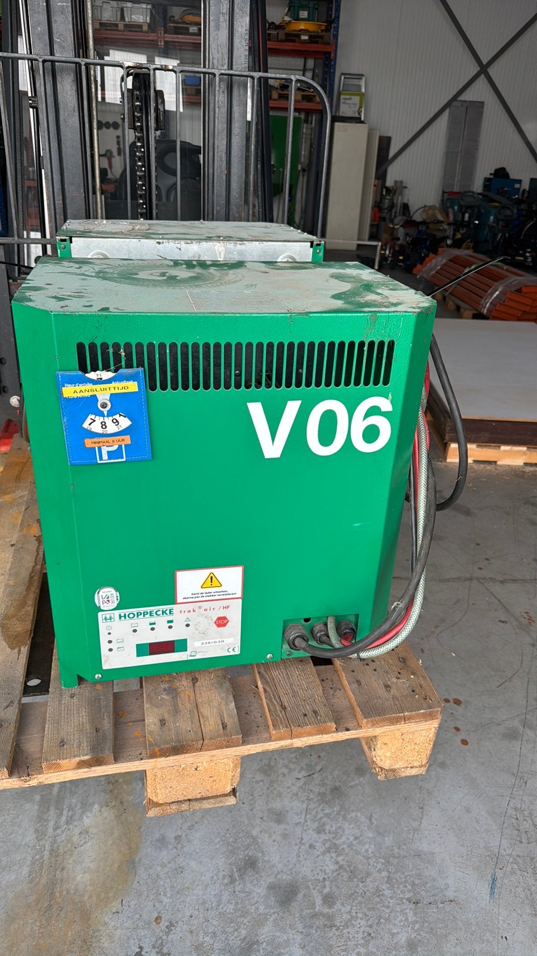 Hoppecke acculader 36volt 45ah, Gebruikt