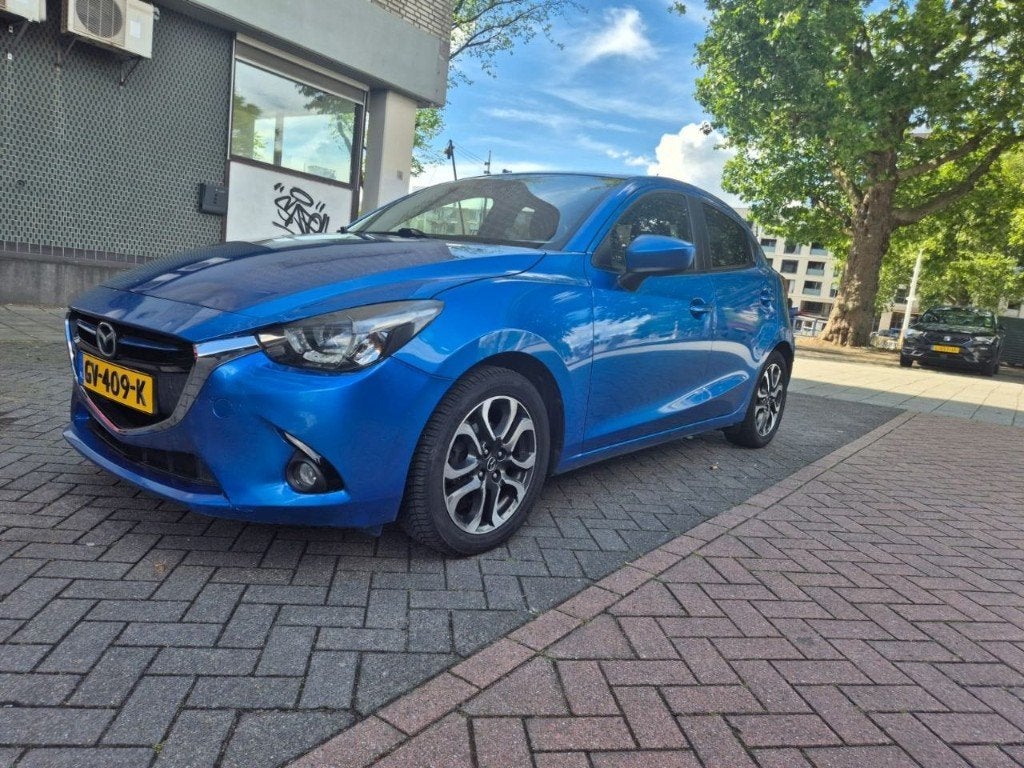 Mazda 2  GT-M 1.5 Skyactiv  5DRS 2015 Blauw, Auto's, Mazda, Voorwielaandrijving, 4 cilinders, Blauw, Origineel Nederlands