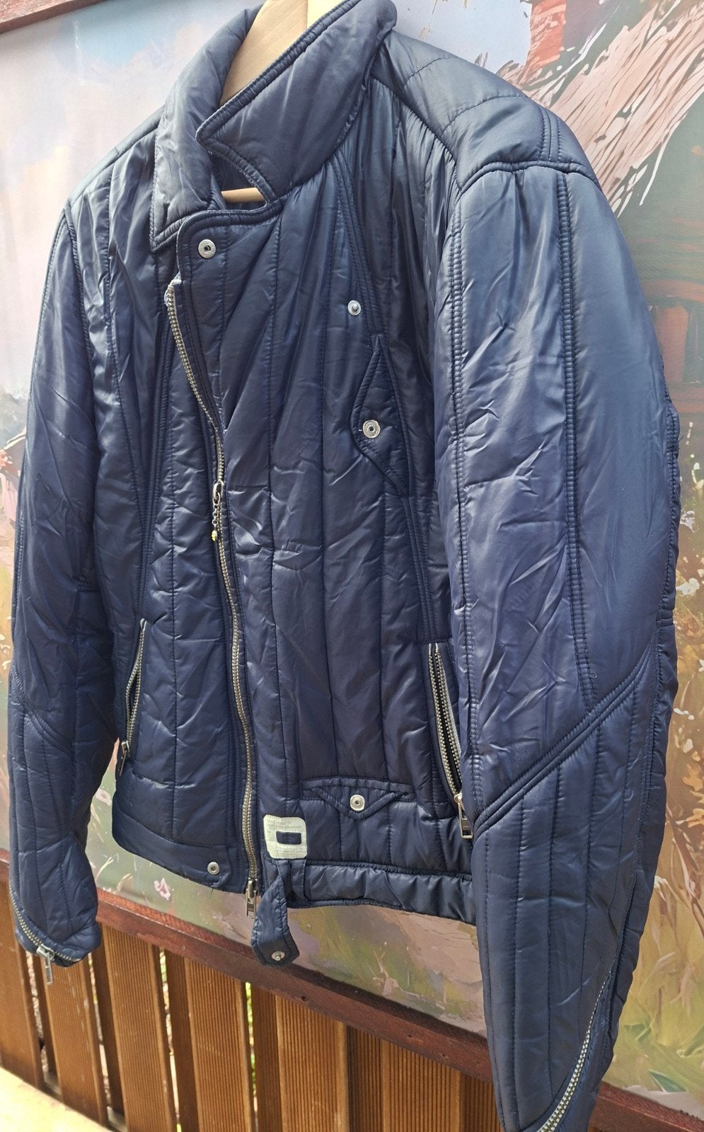 Heren tussenjas merk Diesel, Kleding | Heren, Jassen | Winter, Ophalen of Verzenden, Zo goed als nieuw, Maat 56/58 (XL), Blauw