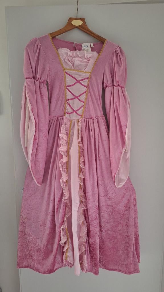 Prinsessenjurk Roze - Maat 146 (11 jaar), Kinderen en Baby's, Carnavalskleding en Verkleedspullen, Gebruikt, Jongen of Meisje
