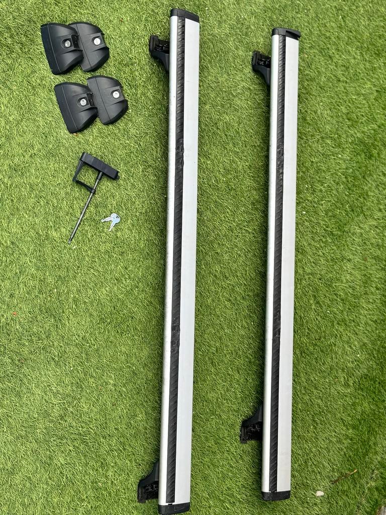 Dakdragers voor auto - compleet met sleutels, Auto diversen, Dakdragers, Gebruikt, Ophalen