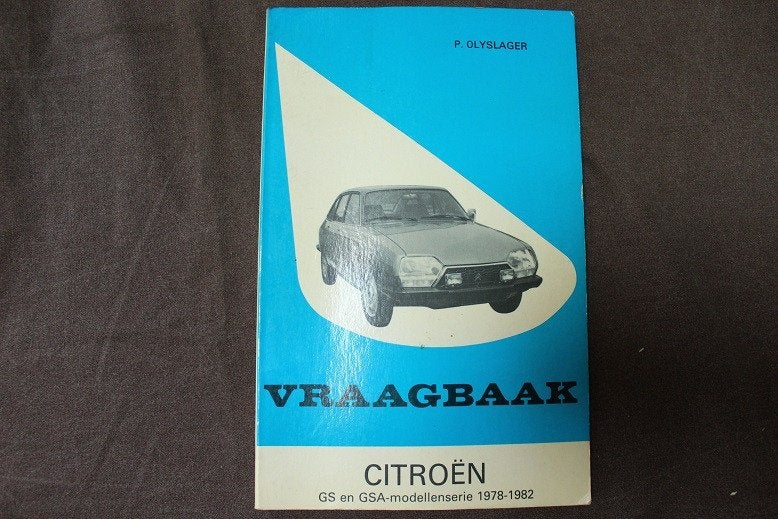 Citroën GS GSA modellen 1978 - 1982 vraagbaak, Ophalen of Verzenden