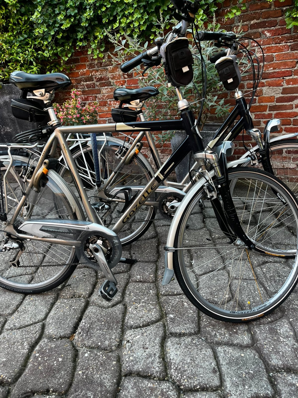 Gazelle Fuente goldline hybride set D53 en H61 Deore LX, Fietsen en Brommers, Ophalen, Gebruikt, Vering, 57 tot 61 cm