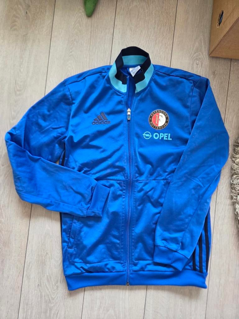 Feyenoord Adidas Vest Maat S - Blauw met Opel logo, Blauw, Ophalen of Verzenden, Zo goed als nieuw, Adidas