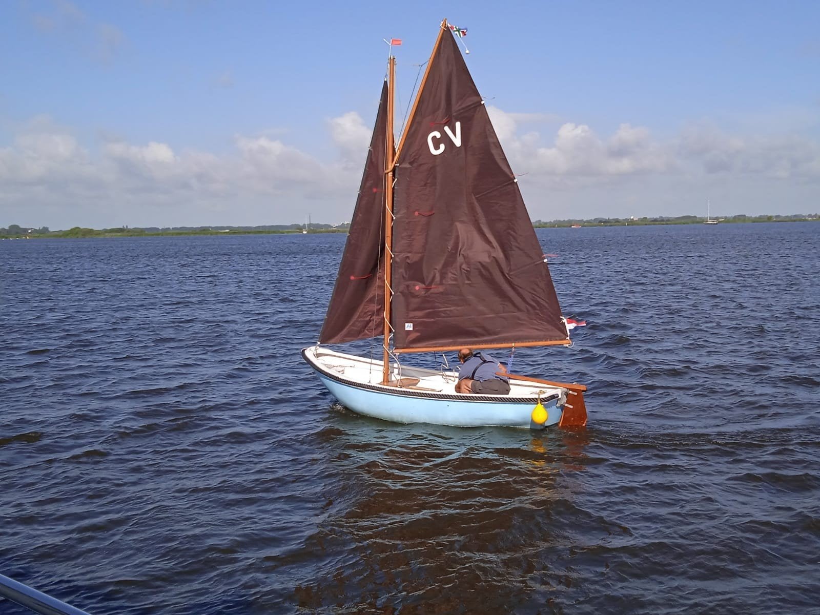 Troost Zeilvlet 4.10 met nieuwe zeilen en winterkleed, Ophalen, Overige typen, Polyester, Troost