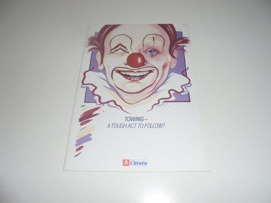 brochure Citroen BX trekauto 1985, Ophalen of Verzenden, Nieuw, Citroën