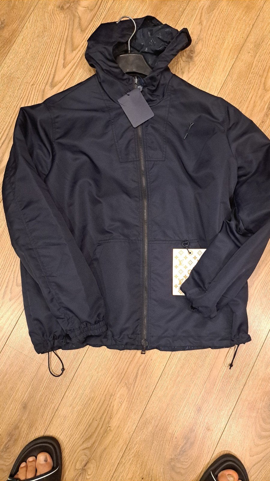 Louis Vuitton Monogram Windbreaker Jas - Nieuw met labels, Maat 52/54 (L), Zwart, Nieuw, Ophalen of Verzenden