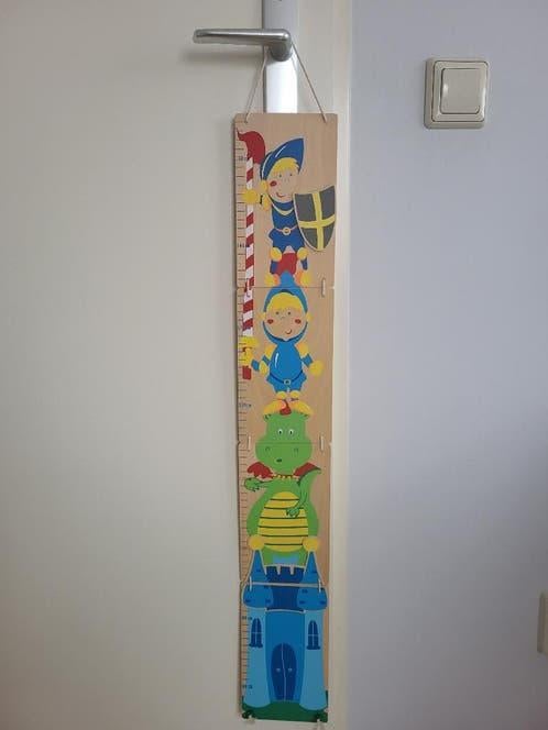 Leuke houten groeimeter, Ophalen of Verzenden, Zo goed als nieuw, Wanddecoratie