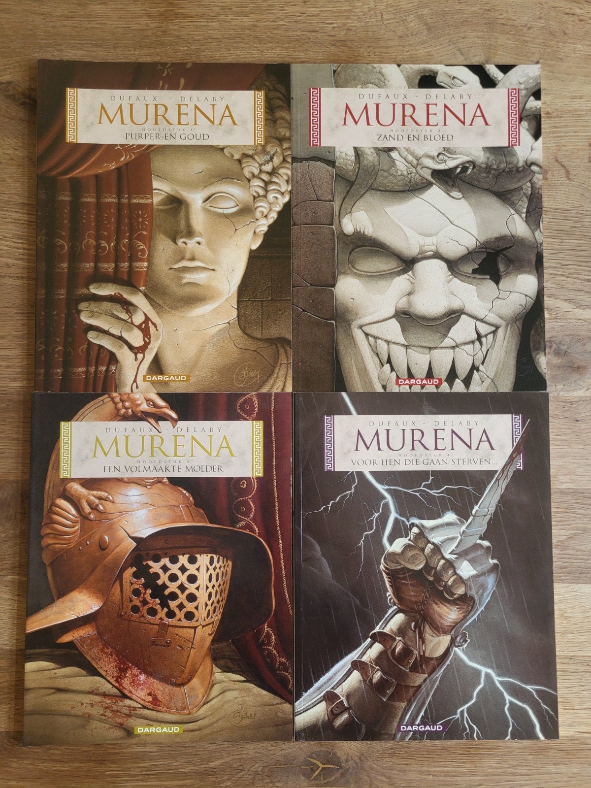 Murena softcover delen 1, 2, 3 en 4, Boeken, Stripboeken, Meerdere stripboeken, Ophalen of Verzenden, Gelezen, Jean Dufaux, Philippe Delaby
