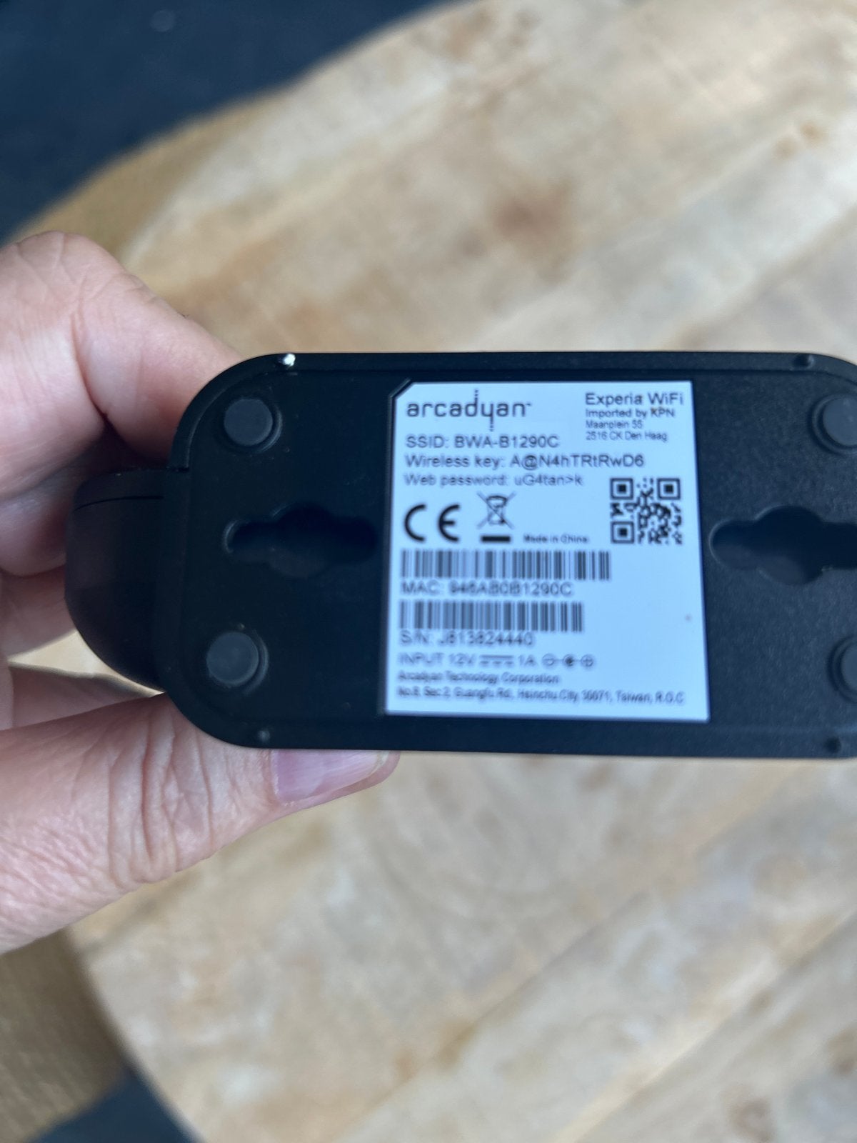 KPN Experia WiFi versterker Arcadyn BWA-B1290C, Ophalen of Verzenden, Zo goed als nieuw