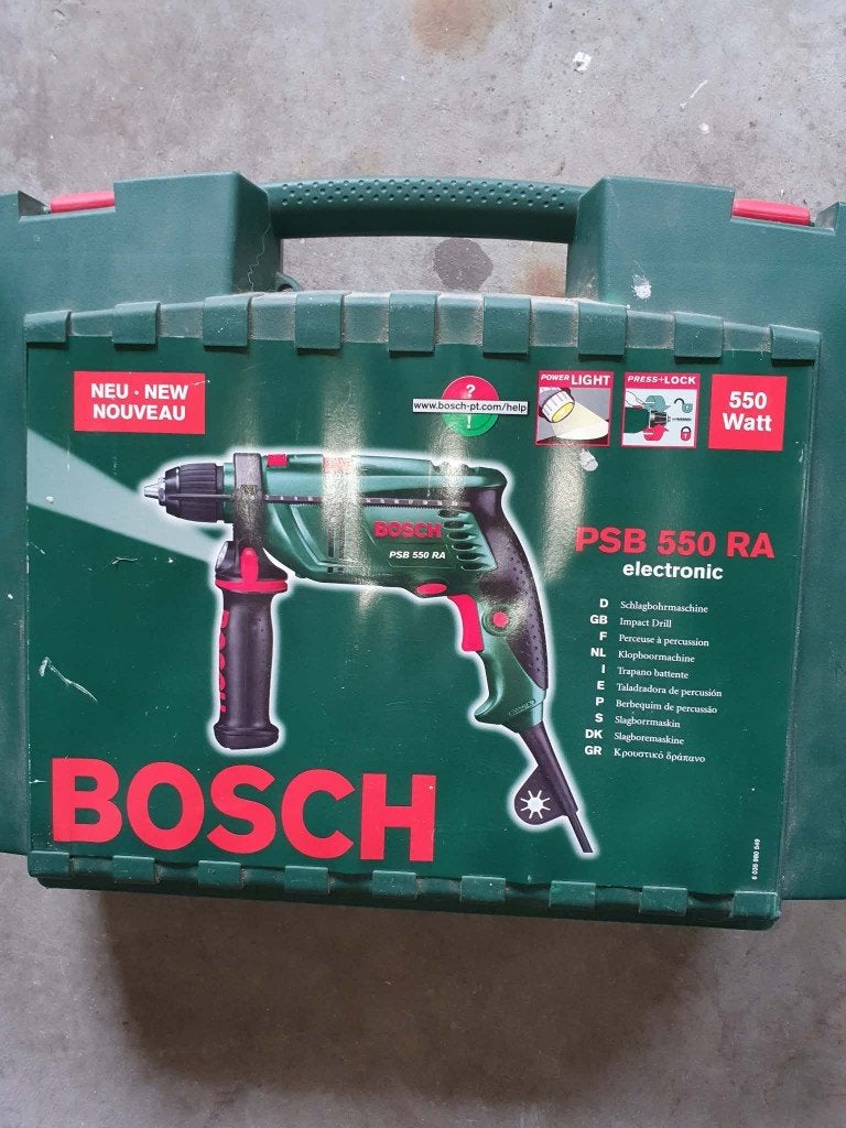 Bosch klopboormachine PSB 550 RA Electronic, Gebruikt, Klopboormechanisme, 400 tot 600 watt, Ophalen