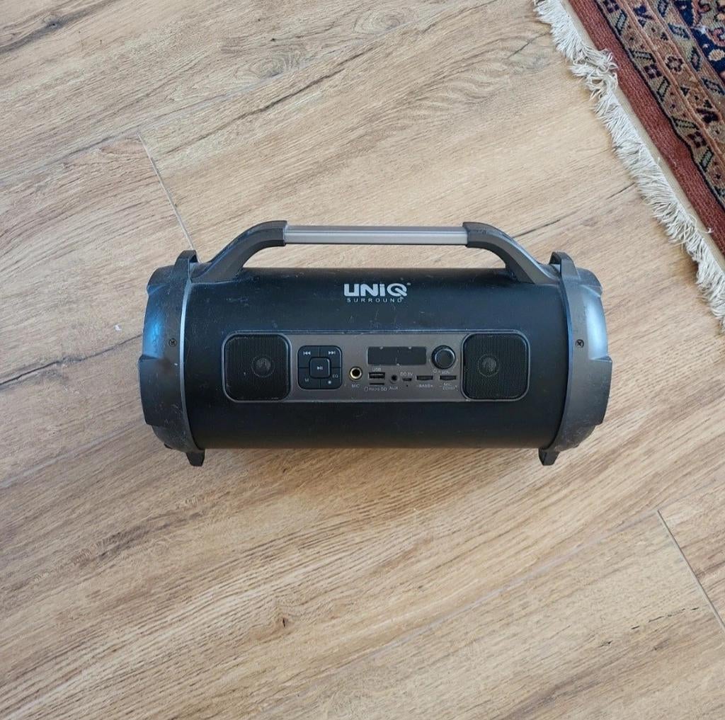 UNIQ Surround Sing Bluetooth Karaoke Box, Ophalen of Verzenden, Gebruikt, Minder dan 60 watt, Overige merken