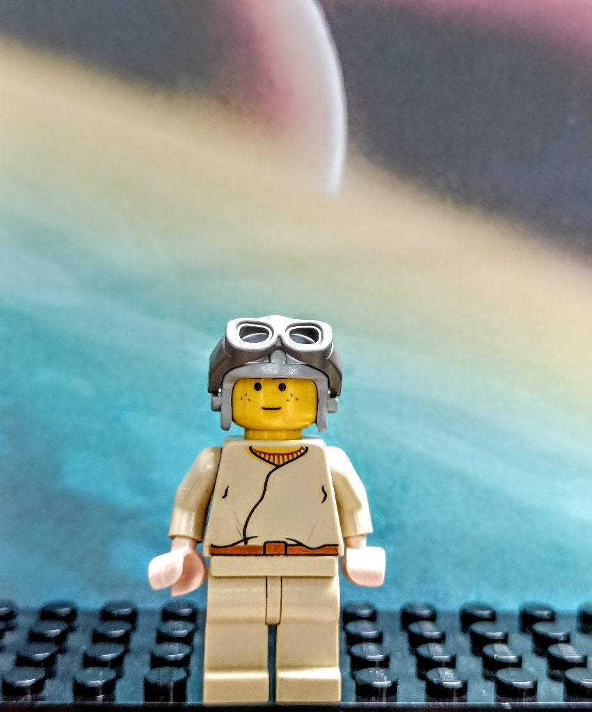 Lego Anakin Skywalker (Light Gray Aviator Cap), Gebruikt, Star Wars, Lego, Ophalen of Verzenden