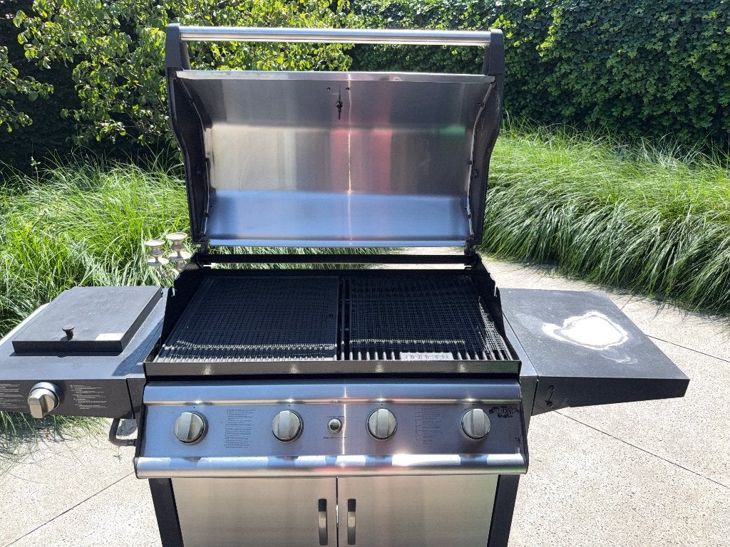 Boretti Grande Mezzo Gasbarbecue met 4 Pitten en Zijbrander, Ophalen, Gebruikt, Boretti