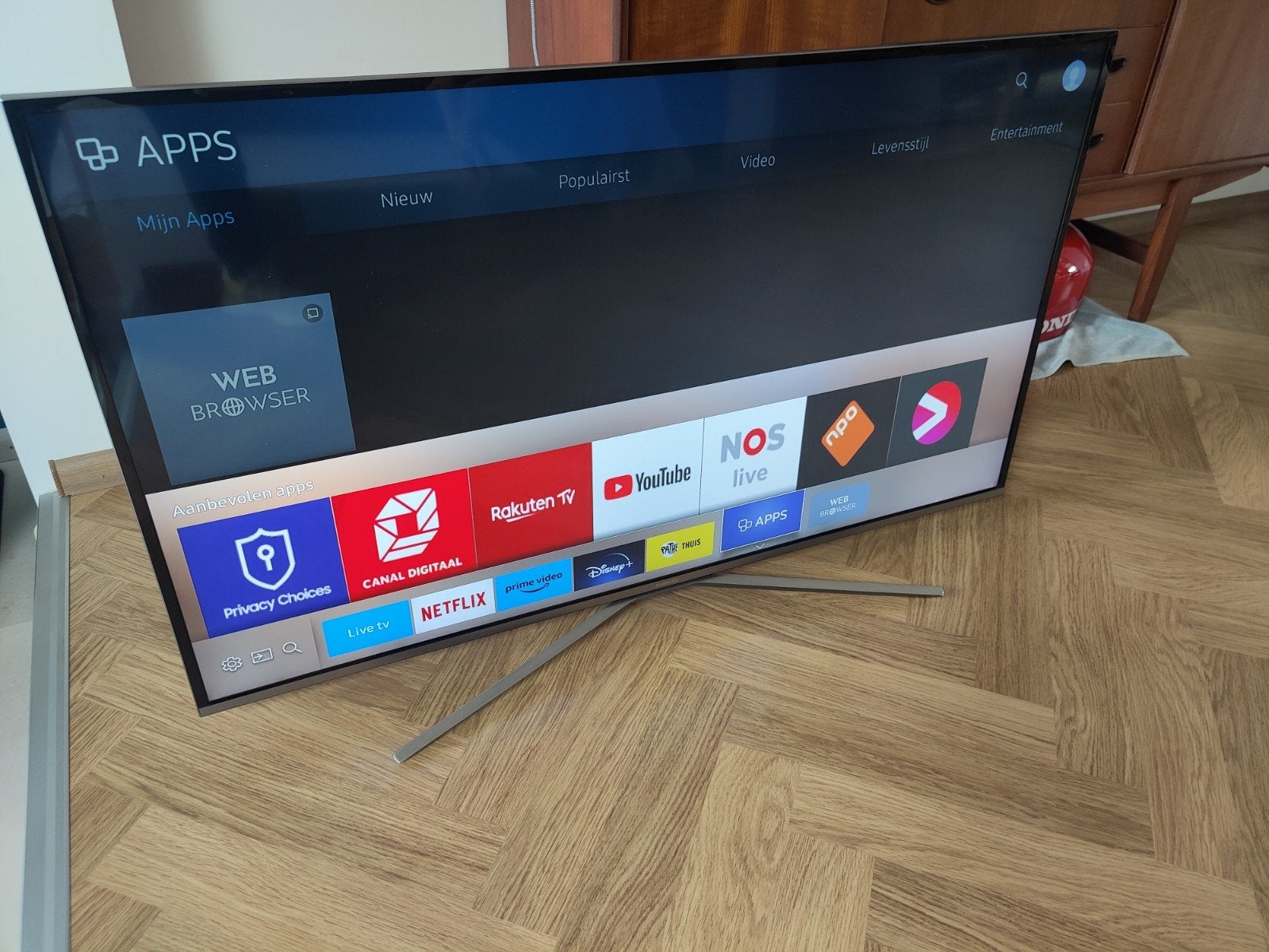 43 inch Samsung 4k UHD smart tv., Ophalen, 50 Hz, Samsung, 100 cm of meer
