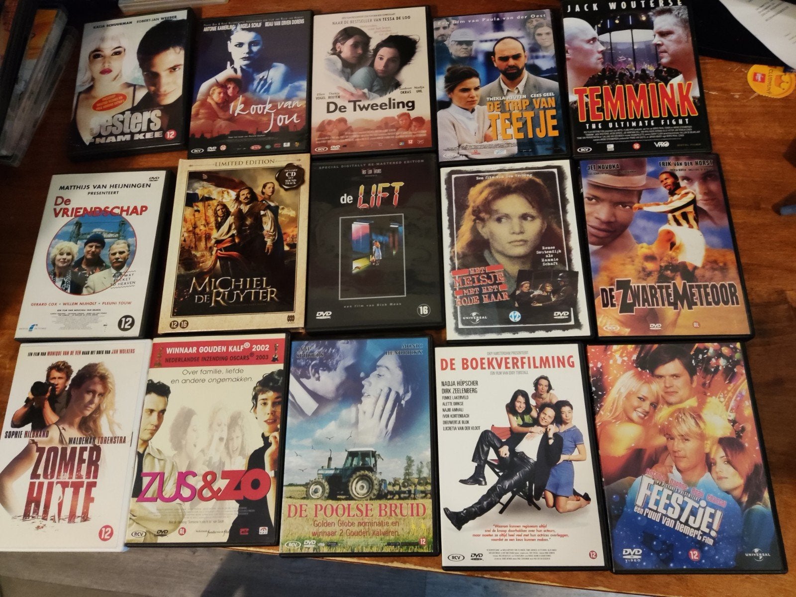 14 Nederlandse Films DVD Pakket (Michiel de Ruyter, De Lift), Cd's en Dvd's, Ophalen of Verzenden, Zo goed als nieuw, Stand-up of Theatershow