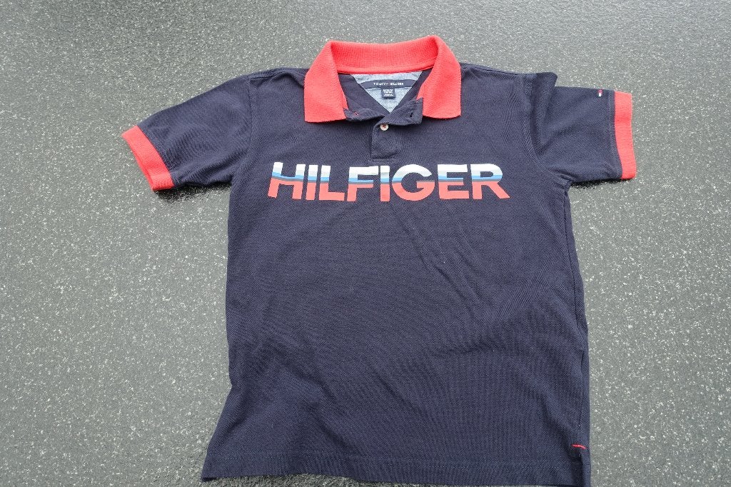 Tommy Hilfiger shirt.   12-14  jaar, Kinderen en Baby's, Kinderkleding | Maat 158, Ophalen of Verzenden, Shirt of Longsleeve, Jongen