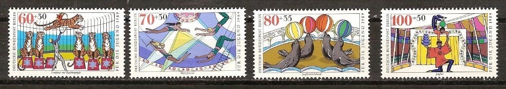 Circus BRD 1411-1414 postfris e.a. circus, Ophalen of Verzenden, Overige thema's