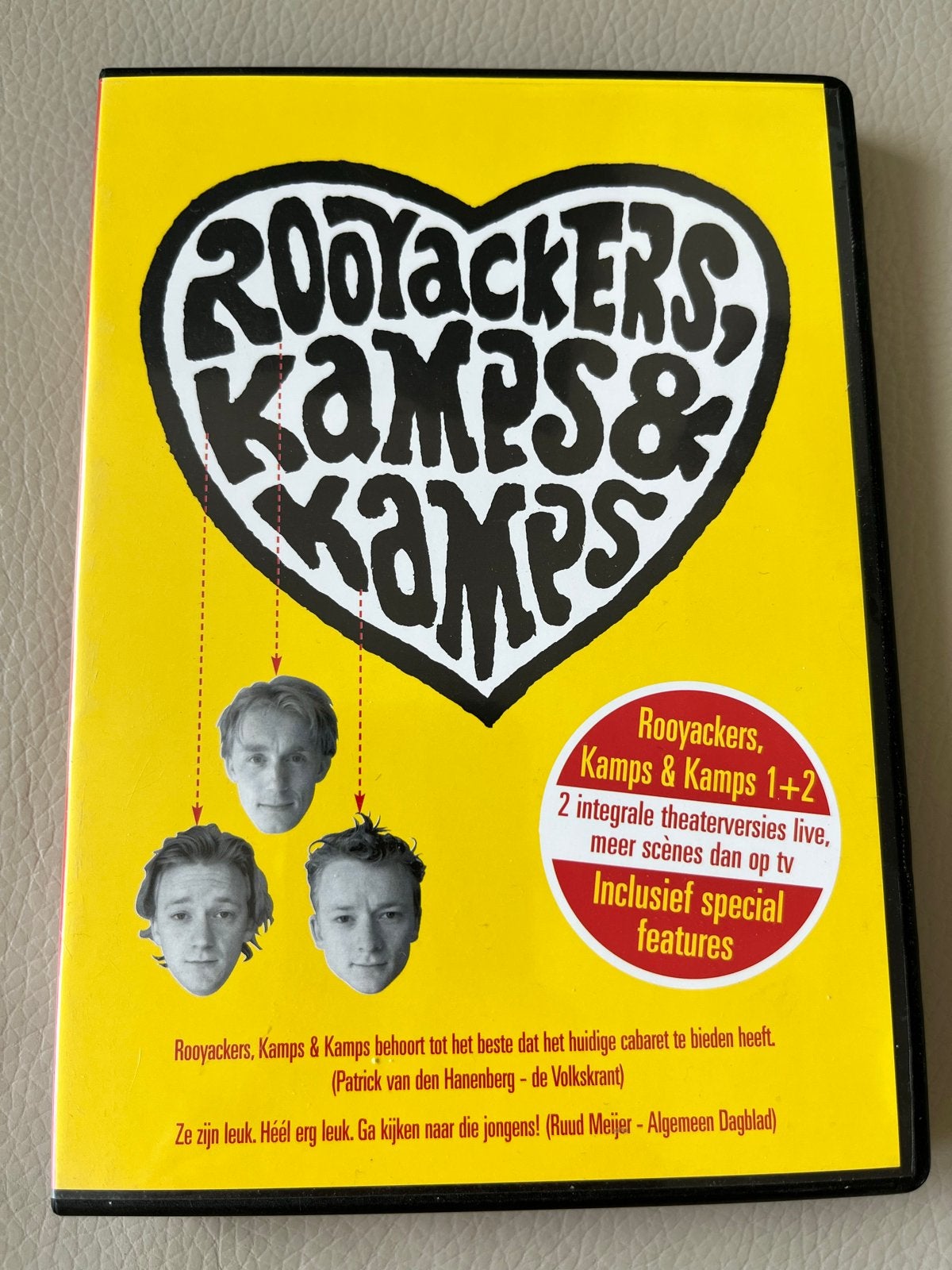 Rooyackers, Kamps & Kamps 1+2 DVD - Cabaret, Stand-up of Theatershow, Overige artiesten, Gebruikt, Vanaf 16 jaar