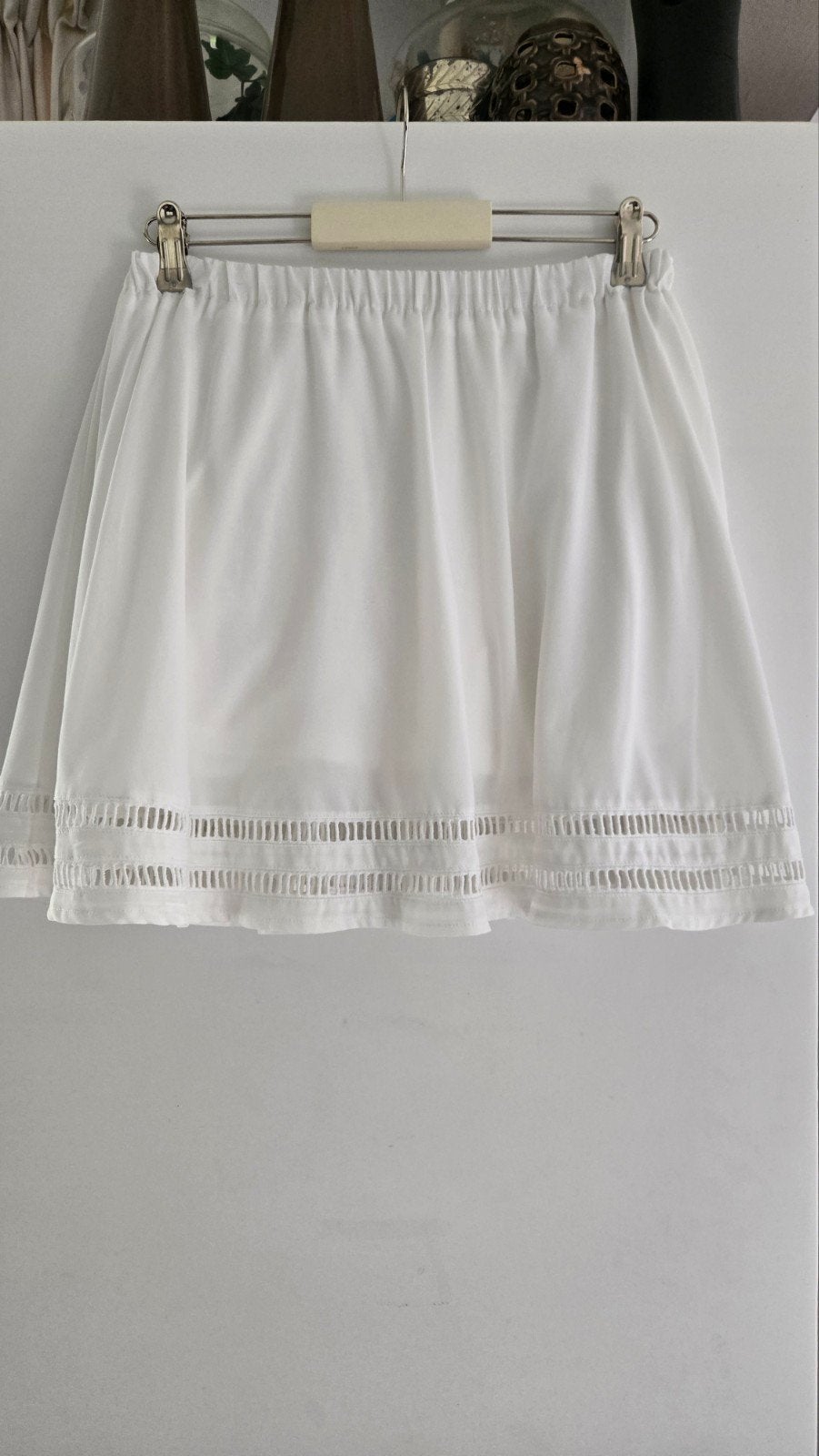 nikkie rok, Kleding | Dames, Rokken, Maat 38/40 (M), Wit, Ophalen of Verzenden, Zo goed als nieuw