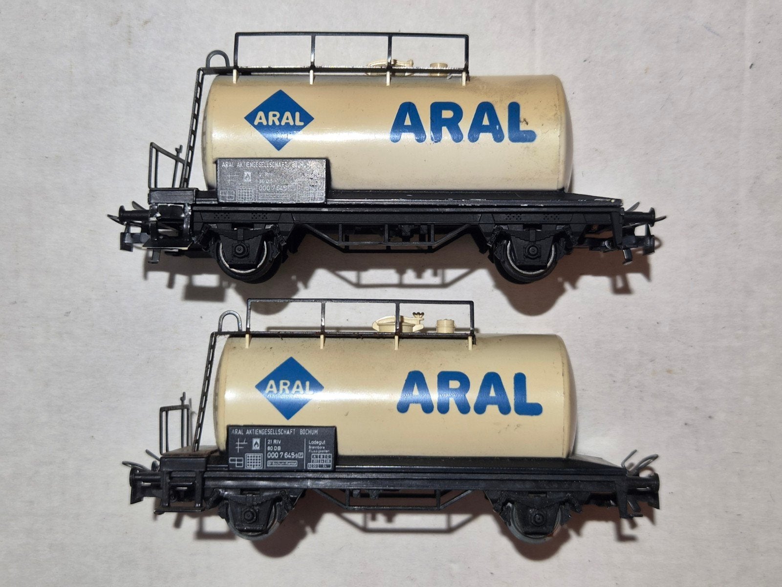 marklin aral tankwagons 4440, Ophalen of Verzenden, Wisselstroom, Wagon, Märklin