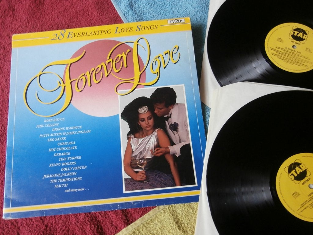 2-LP -Forever Love-28 Everlasting Love Songs-Various Artists, Ophalen of Verzenden, Zo goed als nieuw, 12 inch, Pop