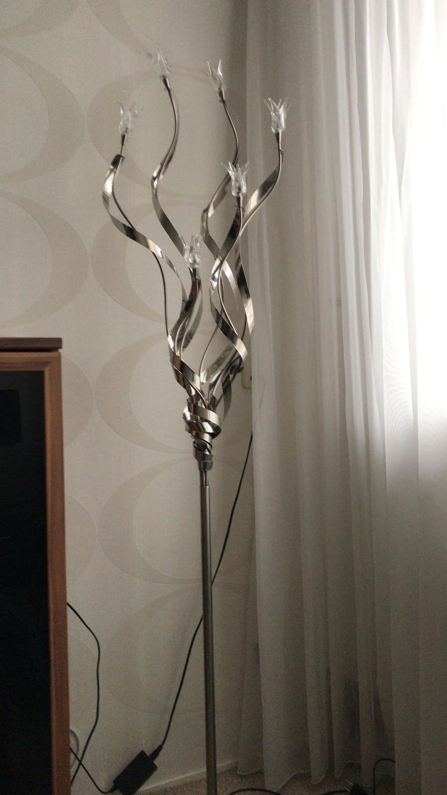 Set van Staande en Hanglamp - Modern Design, Ophalen, Overige fittingen, Zo goed als nieuw, Metaal