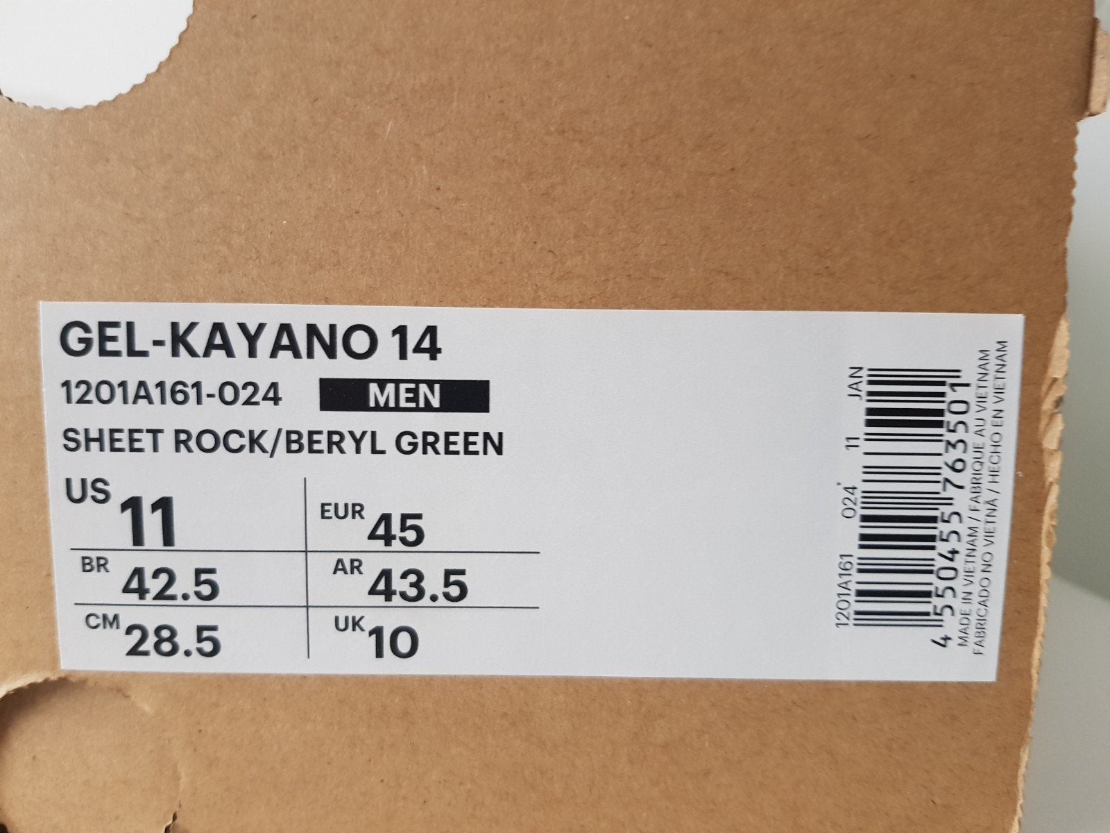 ASICS GEL-KAYANO 14 Sneakers - Nieuw met labels, Overige kleuren, Nieuw, Ophalen of Verzenden, Sneakers of Gympen