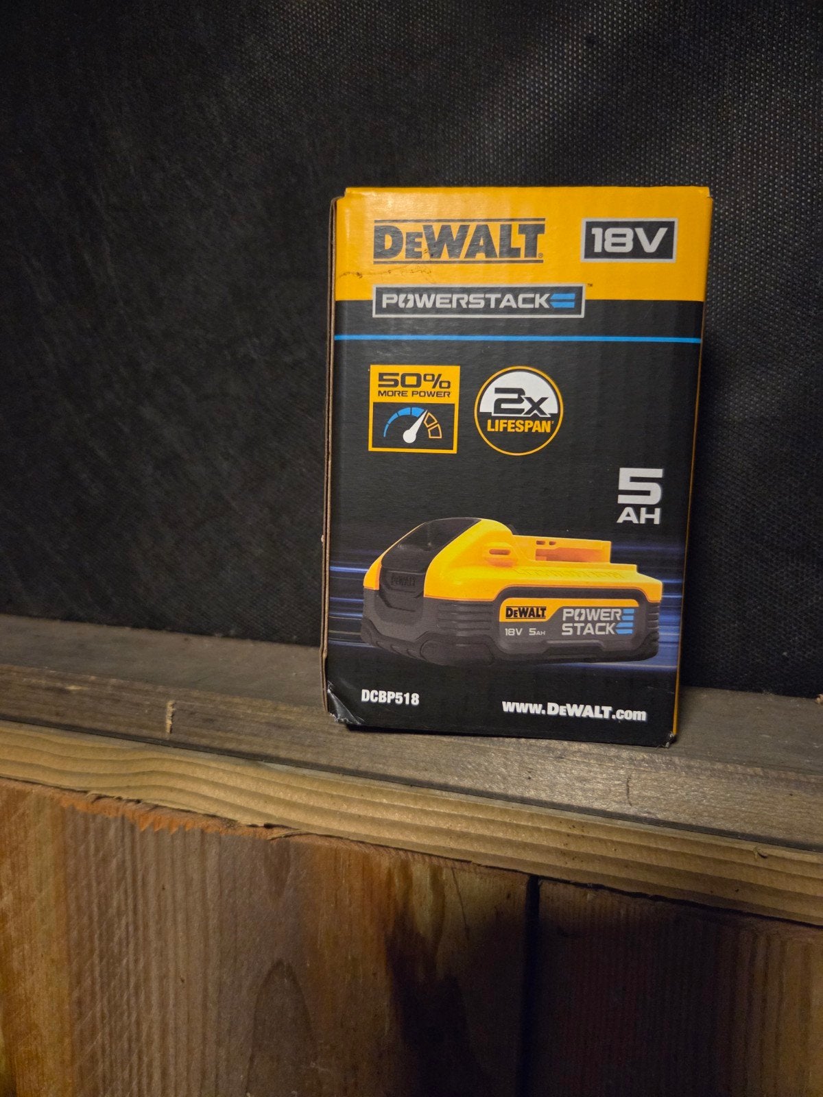 DeWalt DCBP518-XJ 18V 5.0 Ah Powerstack Accu, Doe-het-zelf en Verbouw, Ophalen of Verzenden, Nieuw, Overige merken, Overige typen