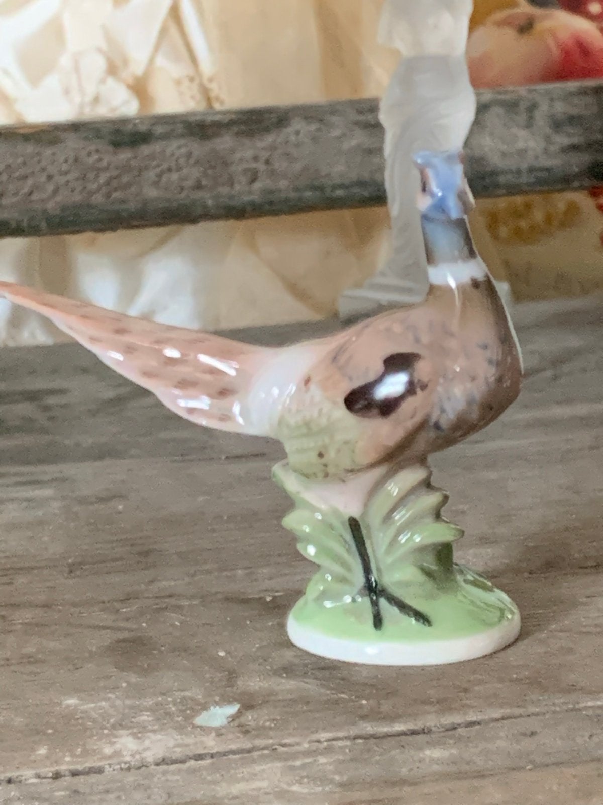 Antieke Art Deco Rosenthal Fazant Porseleinen Beeldje, Ophalen of Verzenden