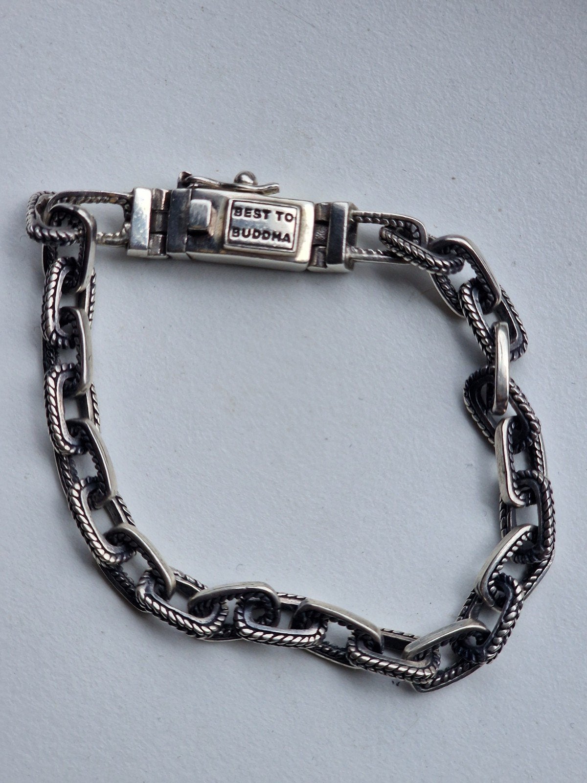 Zilveren armband 925 - Best to Buddha, Sieraden, Tassen en Uiterlijk, Armbanden, Ophalen of Verzenden