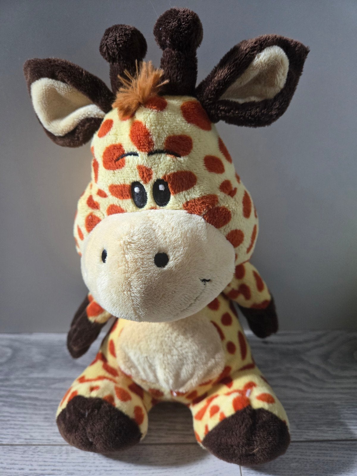 Safaries Pluche Knuffel Giraffe 30 cm zonder geluid, Overige merken, Giraf, Ophalen of Verzenden, Middelgroot (20 tot 80 cm)