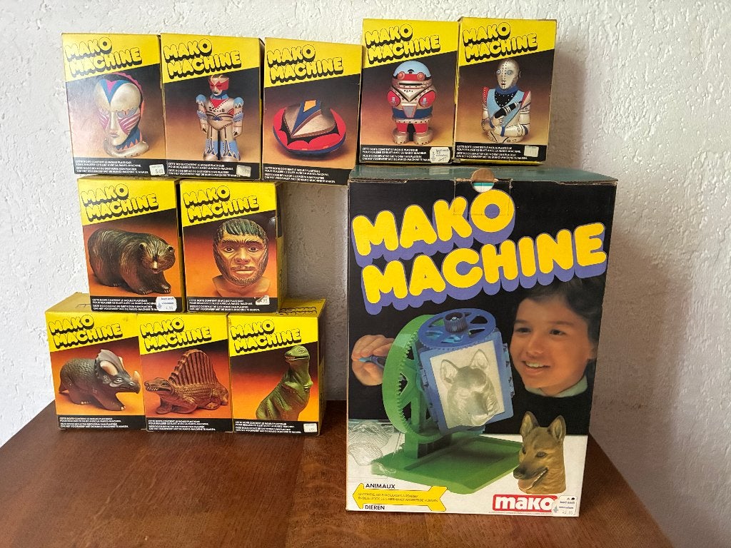 Vintage Mako Machine gipsgietmachine 1979 & vormen, Ophalen of Verzenden, Zo goed als nieuw, Dieren, Gereedschap of Toebehoren