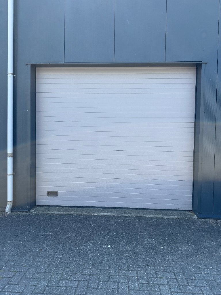 Overheaddeur / sectionaaldeur verticale heffing 3400x3000mm, Ophalen, Kunststof, Gebruikt, Garagedeur