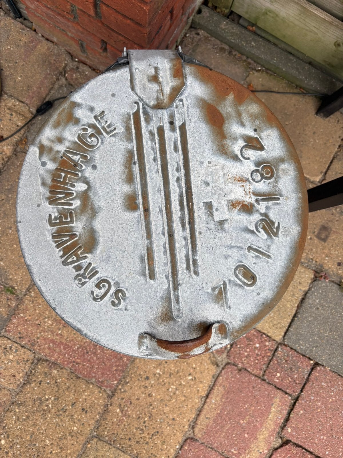 Asemmer/vuilnisemmer s Gravenhage, 40 liter of meer, Ophalen, Gebruikt