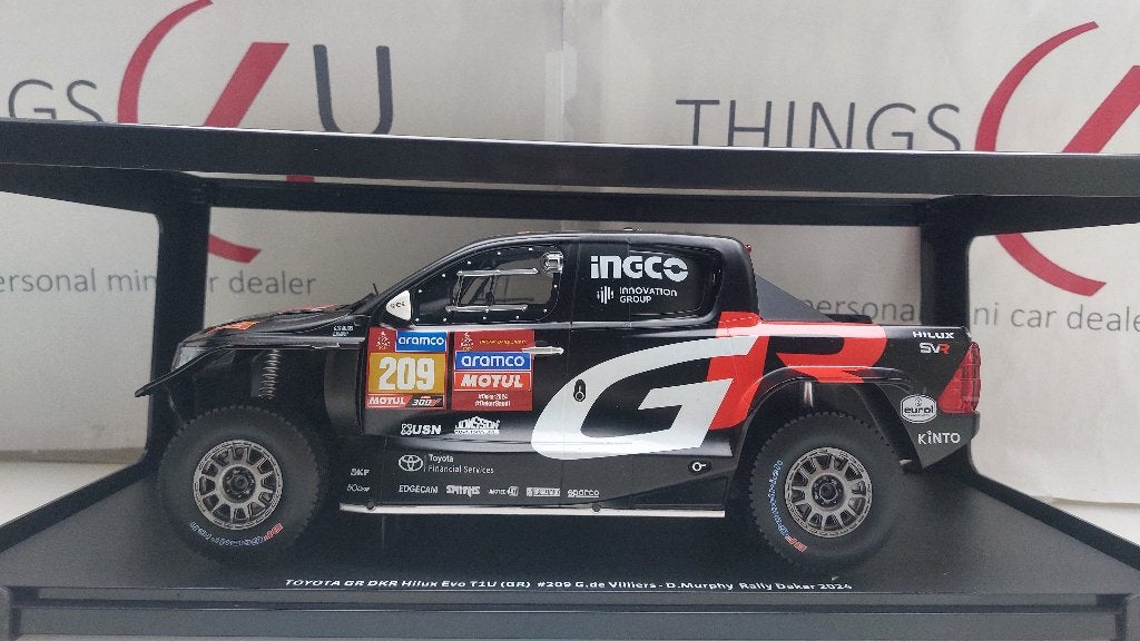 Ixo 1:18 Toyota GR DKR Hilux Evo #209 7th Rally Dakar 2024, Ophalen of Verzenden, Nieuw, Auto, Overige merken