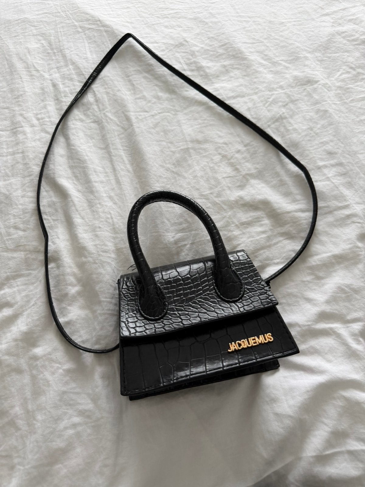 Jacquemus tas, Ophalen of Verzenden, Zo goed als nieuw, Zwart, Handtas