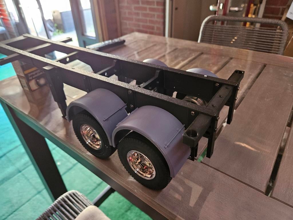 Tamiya 1:14 truck 20ft container trailer, Hobby en Vrije tijd, Modelbouw | Radiografisch | Auto's, Ophalen of Verzenden, Nieuw