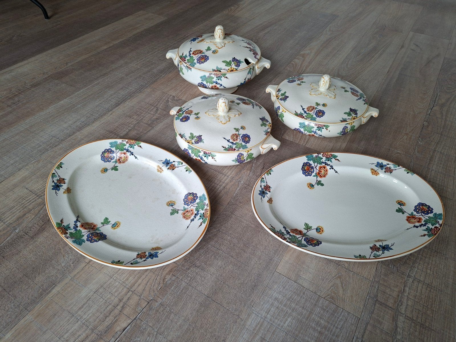 5x gezochte items Vieux Chine servies van Raynaud Limoges, Ophalen of Verzenden