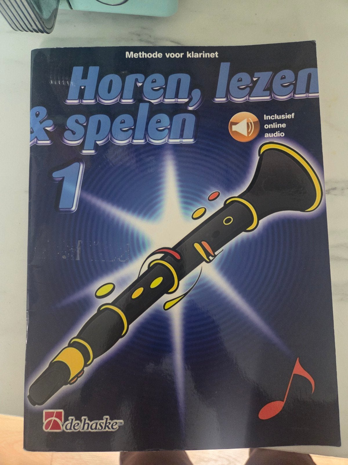 Horen, lezen & spelen 1 + De bekende liedjes (Klarinet), Gebruikt, Overige genres, Les of Cursus, Ophalen of Verzenden