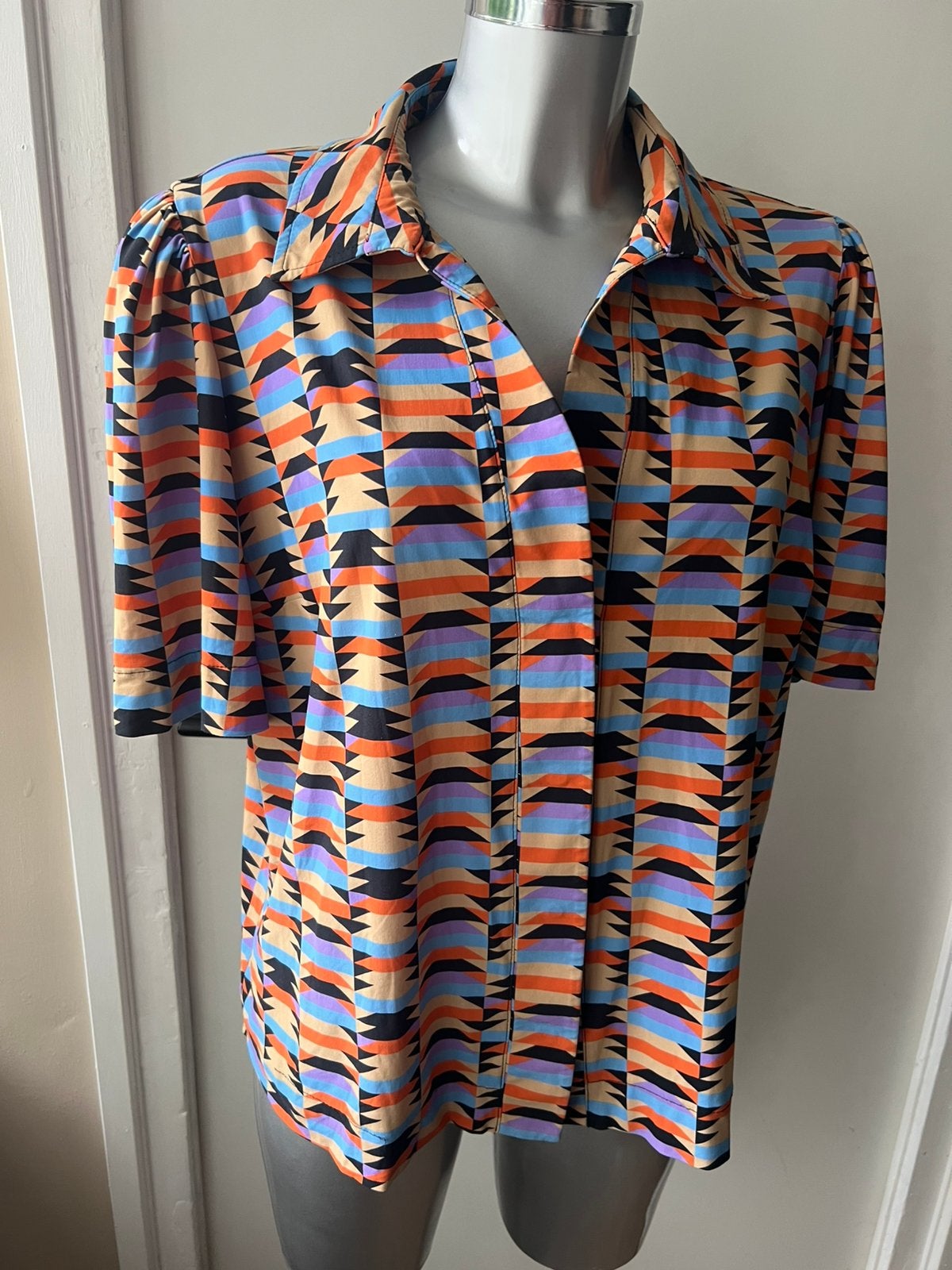 Studio anneloes travelstof blouse maat XL, Kleding | Dames, Blouses en Tunieken, Ophalen of Verzenden, Gedragen, Maat 46/48 (XL) of groter