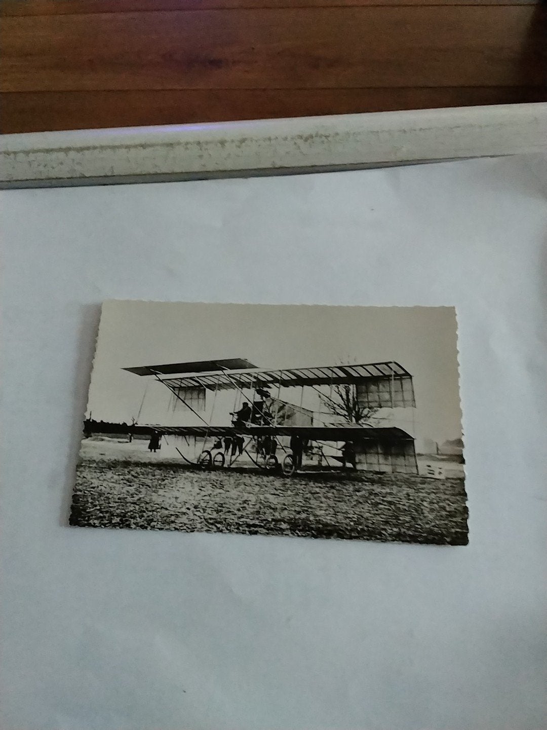 Zeldzame foto: Le Farman, April 1909 - Vroege Luchtvaart, Ophalen of Verzenden, Voor 1920
