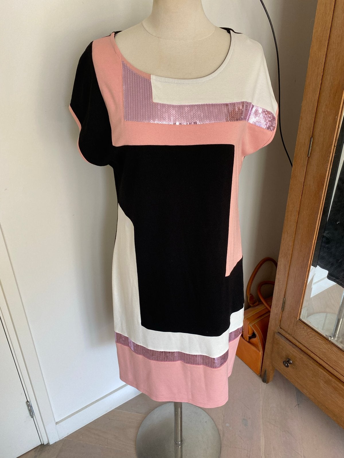 Bodyflirt jurk met pailletten - Maat L, Meerkleurig, Maat 42/44 (L), Ophalen of Verzenden, Zo goed als nieuw