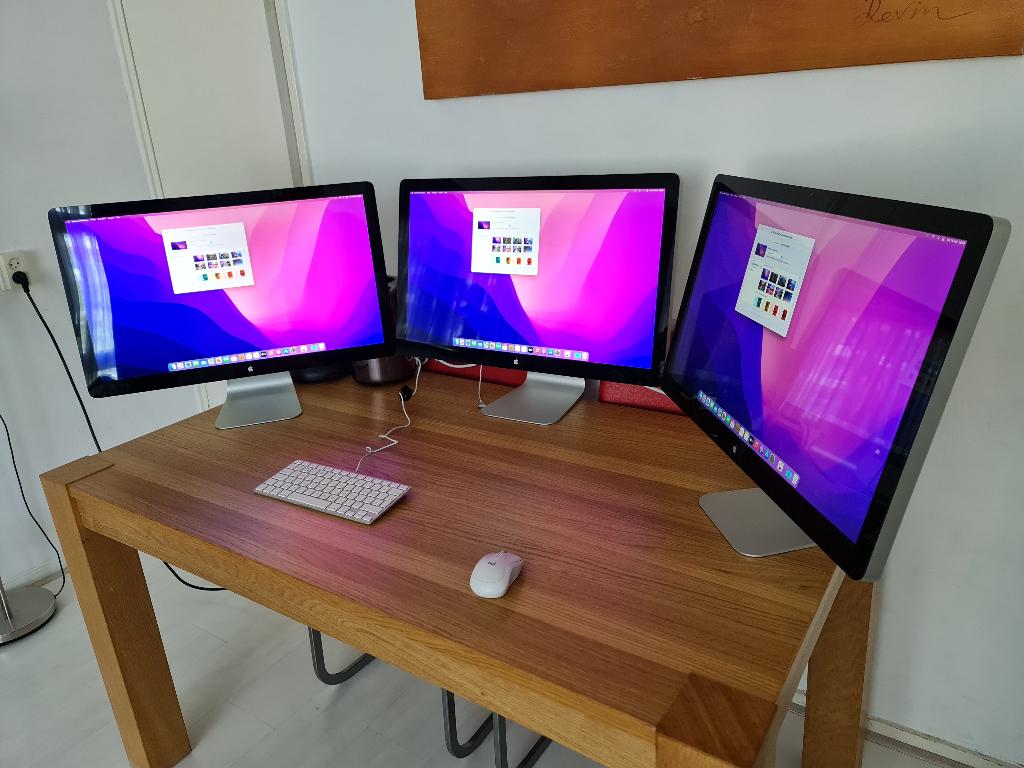 3 stuks Apple Thunderbolt Display 27 inch, Computers en Software, Monitoren, Ophalen, IPS, Zo goed als nieuw, Quad HD (2K)