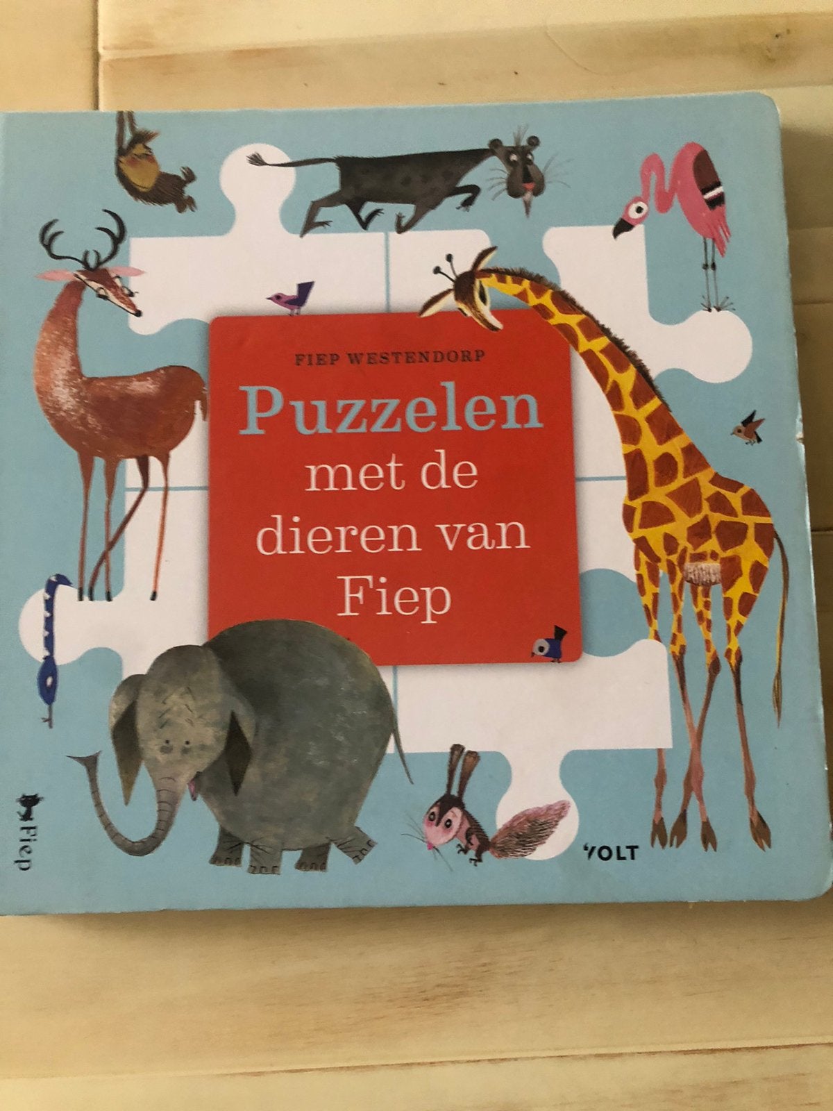 Puzzelen met de dieren van Fiep, Ophalen of Verzenden, Zo goed als nieuw