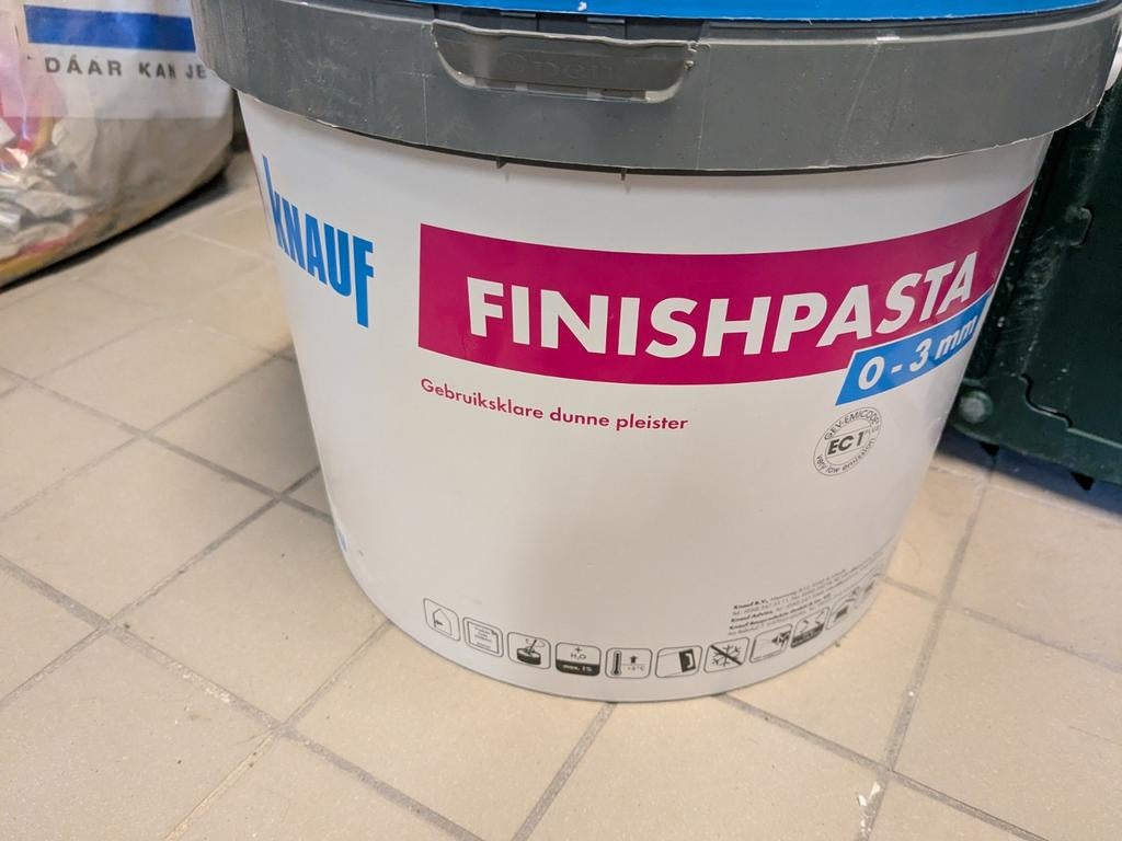Knauf Finishpasta 0-3 mm - 2/3 vol, Ophalen, Gebruikt, Overige typen