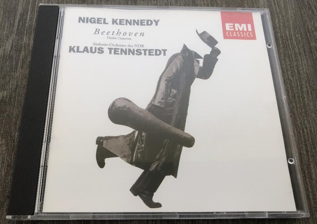 BEETHOVEN - VIOLIN CONCERTO - NIGEL KENNEDY - KLAUS, Ophalen of Verzenden, Classicisme, Zo goed als nieuw, Orkest of Ballet