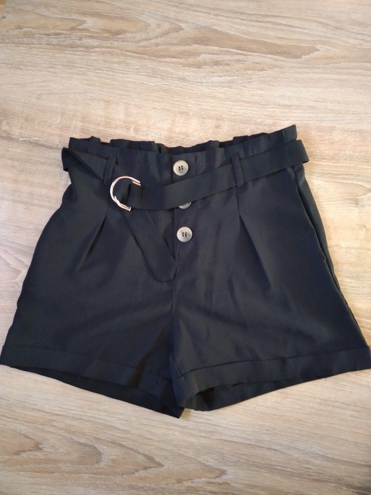 zgan nette korte zwarte broek maat 146/152, Kinderen en Baby's, Kinderkleding | Maat 146, Broek, Meisje, Loevia, Ophalen of Verzenden