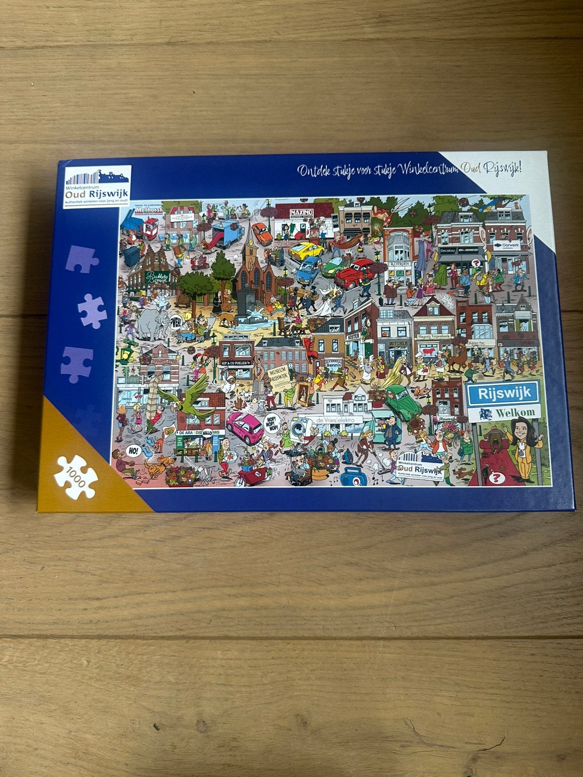 Oud Rijswijk Puzzel – 1000 stukjes, Ophalen of Verzenden, 500 t/m 1500 stukjes, Nieuw, Legpuzzel