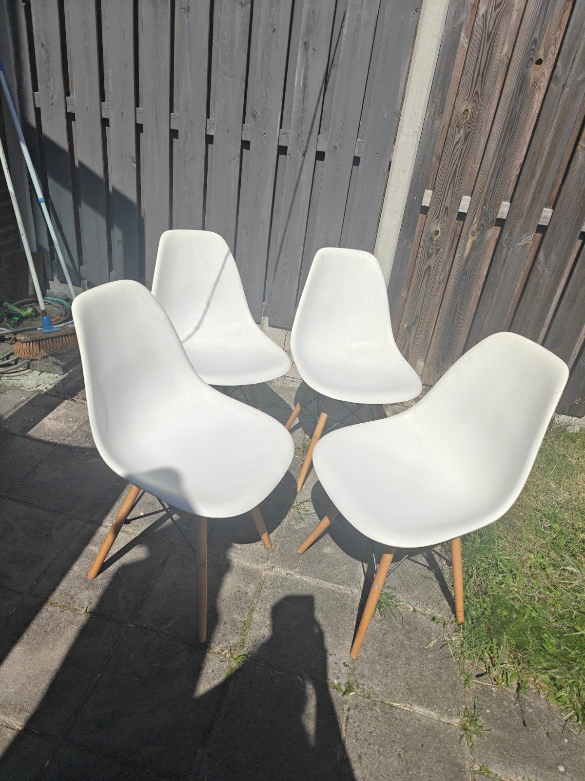 Eettafel &4 kuipstoelen, Huis en Inrichting, Stoelen, Ophalen